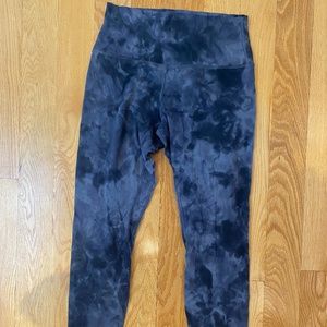 Lululemon diamond die pitch grey align leggings size 8